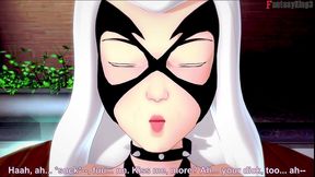 felicia hardy (black cat) bikini red pov sex - marvel spiderman - full & pov version on sheer & ptrn: fantasyking3