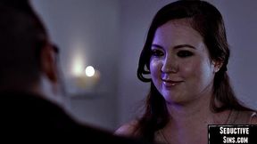 Naughty babe pounded by coworker