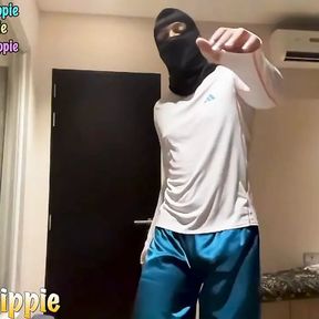 Sexy Masked Cosplay Underwear Thirst Trap Dancing Blacked Hippie