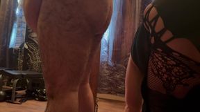 Part!:- Domina Satana Does Sensual Play with Satana's Piggy.