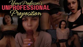 Your Professor’s Unprofessional Proposition – she invited you over to talk about your grade, but what she really wants is for you to breed her