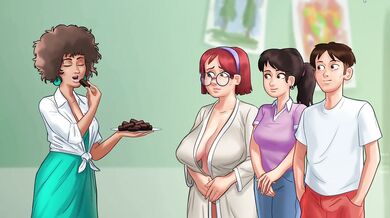 Art Teacher Let Me Paint Her Body - Summertime Saga Miss Ross Latest Sex Scenes