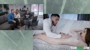 Hot Brunette Babe Enjoys Massage - Charley Hart And Reese Robbins