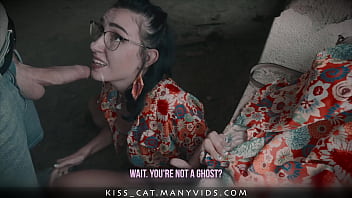 Stranger Ghost Called to Public Fuck Kisscat in an Abandoned House