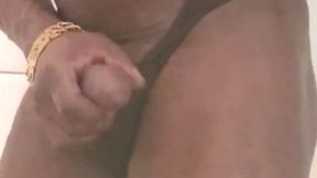 big black muscle butt vibrating bullet and cum scenario