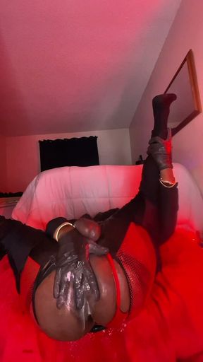 Anal Training Session: Big Toy Ruins My Hole - Missionary Solo Male Dildo Play With Gaping