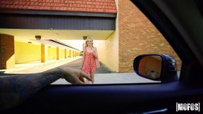 ”Nikki Sweet picked up & gets rammed in the garden”