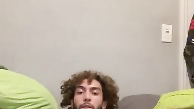 John Thottie is fingering his ass in front of the camera