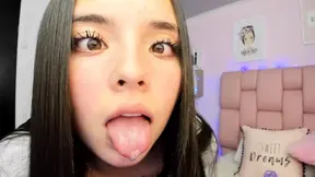 Beautiful Colombian teen is an aspiring porn star, she gets very horny behaving like a nympho whore for many men at the same tim