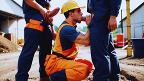 Construction Blowjob. Part 4