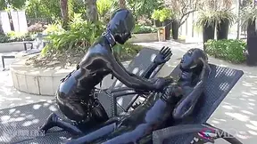 Japanese Spandex Catsuit Chick Vacbed Cube Breathplay