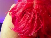 Sucking a hard delicious cock