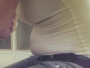 Como en los vaqueros con el cinturón #barriga #comer