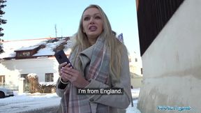 Buxom and horny Milf Amber Jayne loves big cocks and cash - Public Agent