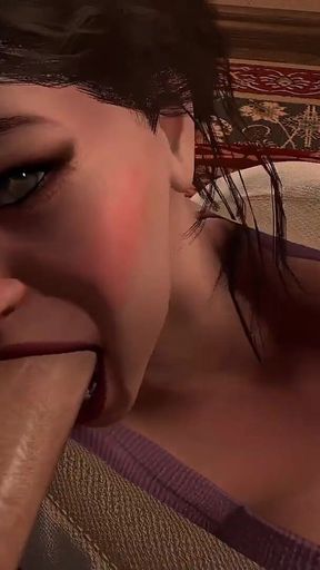 Hot Asian Milf Maid Mouth to ass Anal