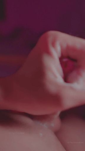 Asian Femboy Edging and Cumshot