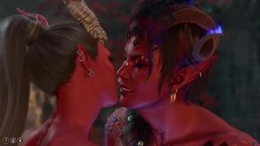 Tiefling and Karlach can finally fondle each other (2nd romance episode + dialogs)