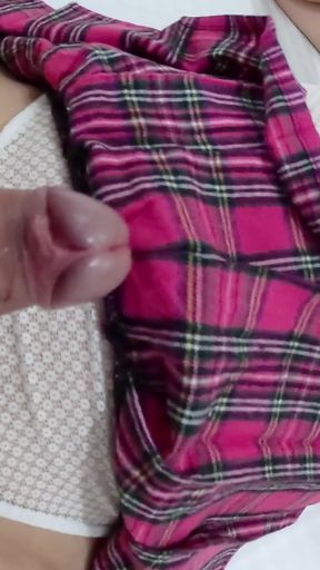 Fucking Sexy Student in Pink Skirt