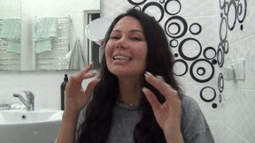 I squeeze and stretch the luscious lips 2d