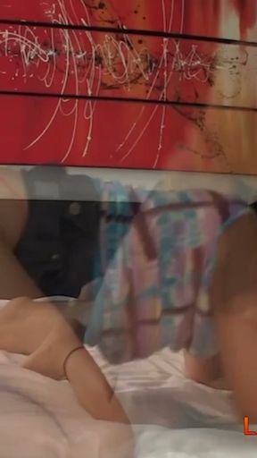 Petite posh college Latina has sloppy fuck with new French professor   Clip 1