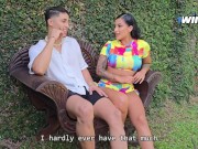 Neighbors have sex in a public park- Mariana Martix & Milan Rodriguez