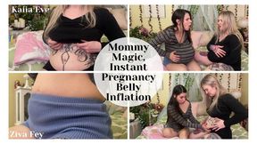 4K Ziva Fey - Mommy Magic - Instant Pregnancy Belly Inflation