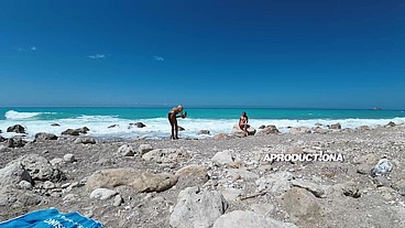 Julia North & Anita Blanche Public blowjob And Public Pissing