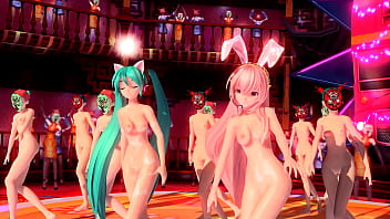 Hatsune Miku &amp_ Megurine Luka World end dancehall
