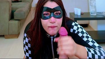 Boquete POV da morena safada que toma leitinho no final