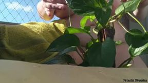 Stepmom Records Video For Stepson&amp;#039;s Friend Teaching Gardening - Part 02