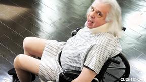 ”Beautiful blonde Athena Palomino fucks in front of a cuckold”