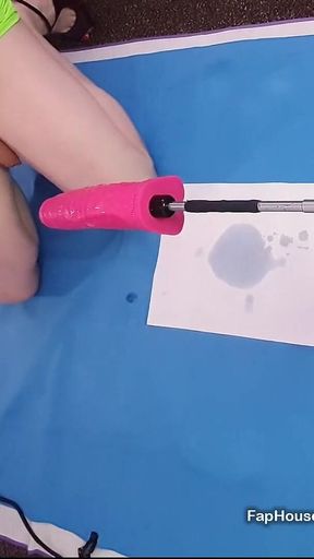 Fabulous Fucking Machine Anal Dildo Fucking Fun with Lucy Essex CD