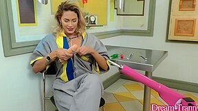 Tgirl Bella Atrix Seeks Anal Pleasure Through Machine