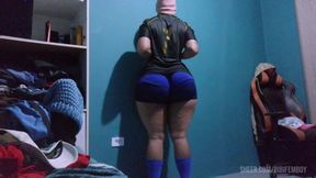 A Curvy Tranny with a Big Ass and a Feminine Body.