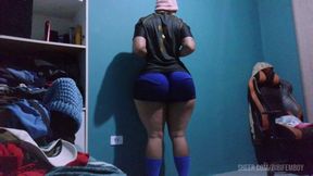 A Curvy Tranny with a Big Ass and a Feminine Body.
