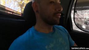 ”Milo Star gives his tight booty freely to his horny driver Crixxx Nie”
