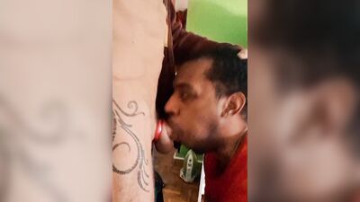 Having daddy`s cum for breakfast, deepthroaing his dick (full)