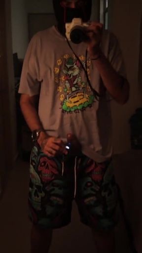 Unforgettable moment from "Big Uncut Cock Sex Demon Handsfree Vibrator Masturbation Cum On Mirror"