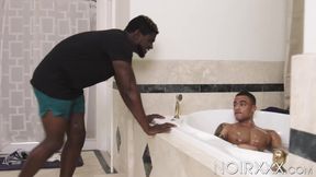 The Bathtub Witnessed How Severely Hung Devin Trez Pierced Me With His BBC