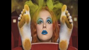 SMOKY STINKY WHITE TOESOCKS