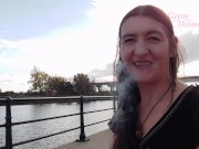 INHALE 49 Smoking Fetish & Risky Flashing in Montreal by Gypsy Dolores