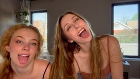 Audrey and Lily Tickle Time