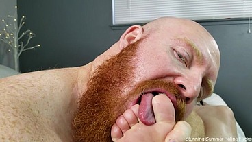 Stunning Summer - Bearded Foot Worship