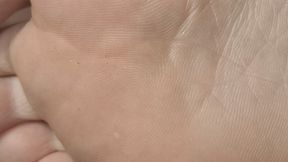 Close up of Mei Mei's feet