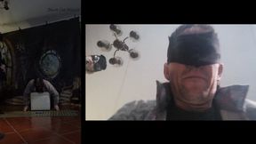 Alice kicking and stepping on his head (pov)