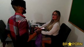 O entregador e a professora
