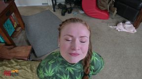 Redhead Yaya Gets Face Fucked