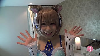 【Hentai Cosplay】Cat ear holy knight costume, full of lust, begging for Nakadashi sex, two consecutive Nakadashi! Marie Konishi - Intro