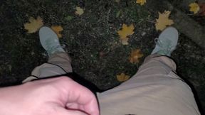 Piss on the parking lot!