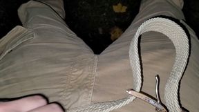 Piss on the parking lot!